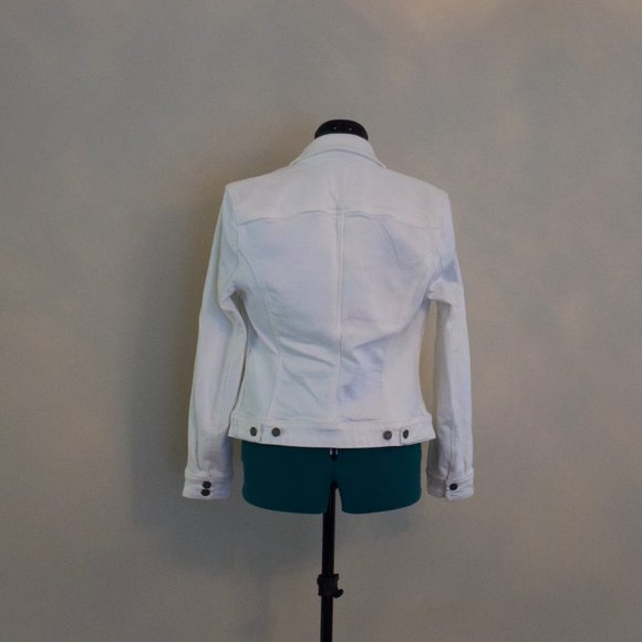 PAIGE White Denim Vermont Jacket Sz S NWOT - Picture 2 of 7